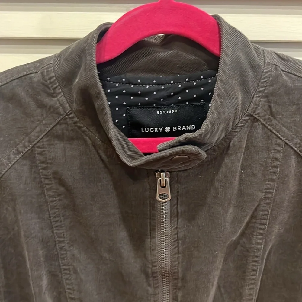 Lucky Brand Women’s Dark Olive Jacket Size xs - Picture 3 of 9